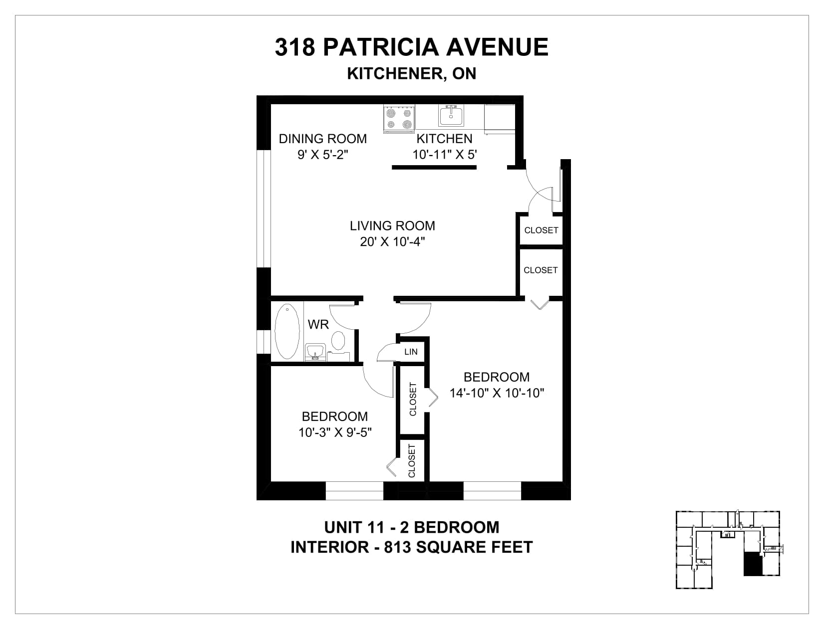 318, 332 & 352 Patricia Avenue — 2 Bedroom 352-8 - Photo 35