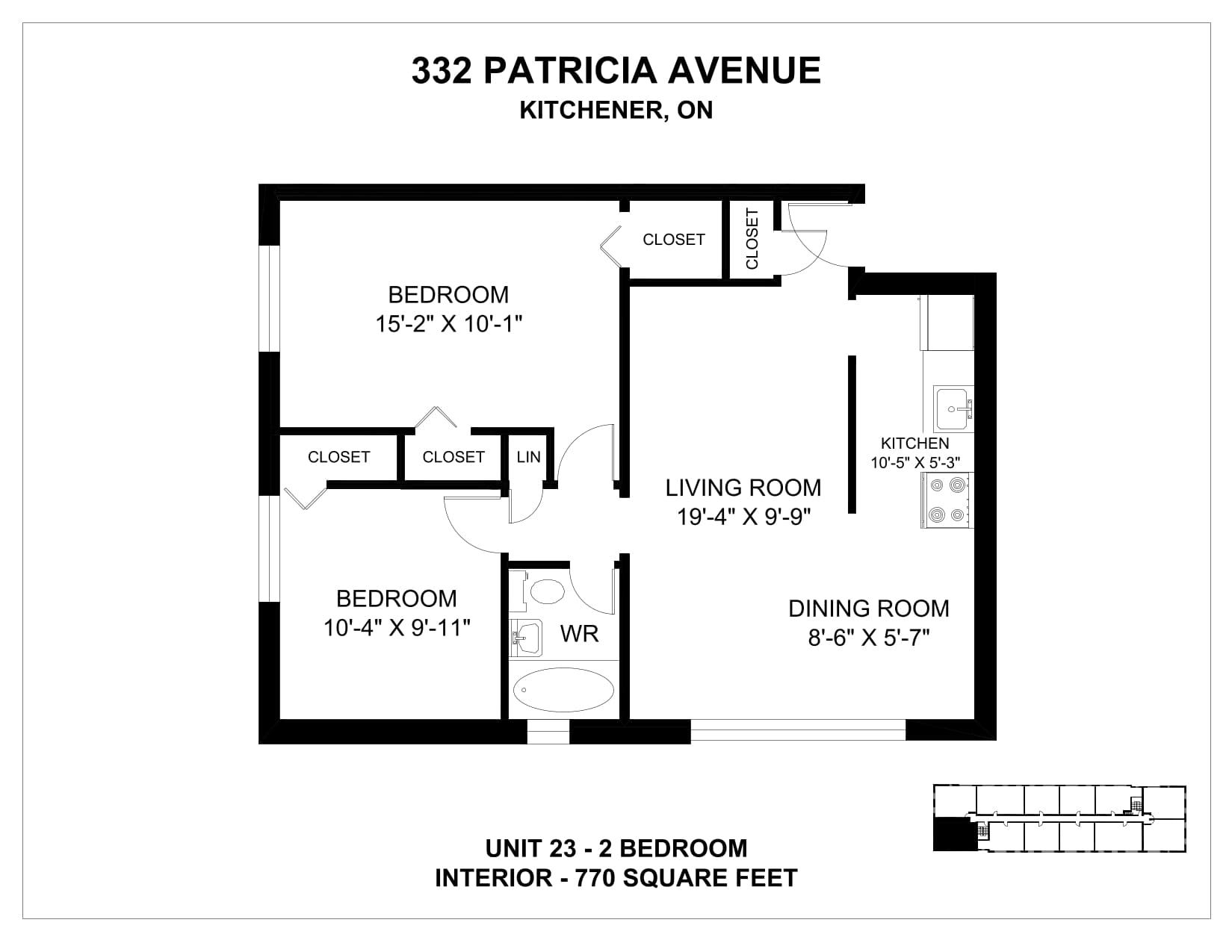 318, 332 & 352 Patricia Avenue — 2 Bedroom 352-8 - Photo 93