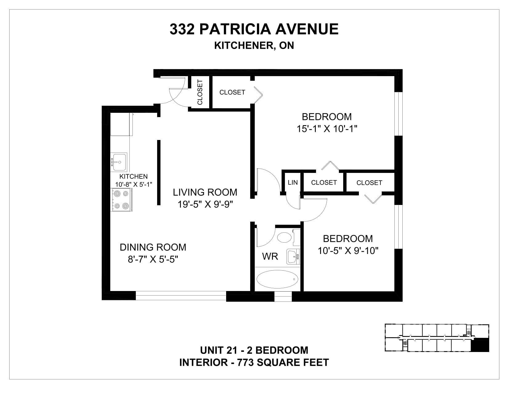 318, 332 & 352 Patricia Avenue — 2 Bedroom 352-8 - Photo 89