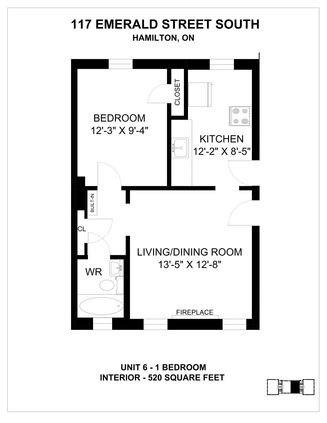 113-123 Emerald Street South — 1 Bedroom 117-02 - Photo 9