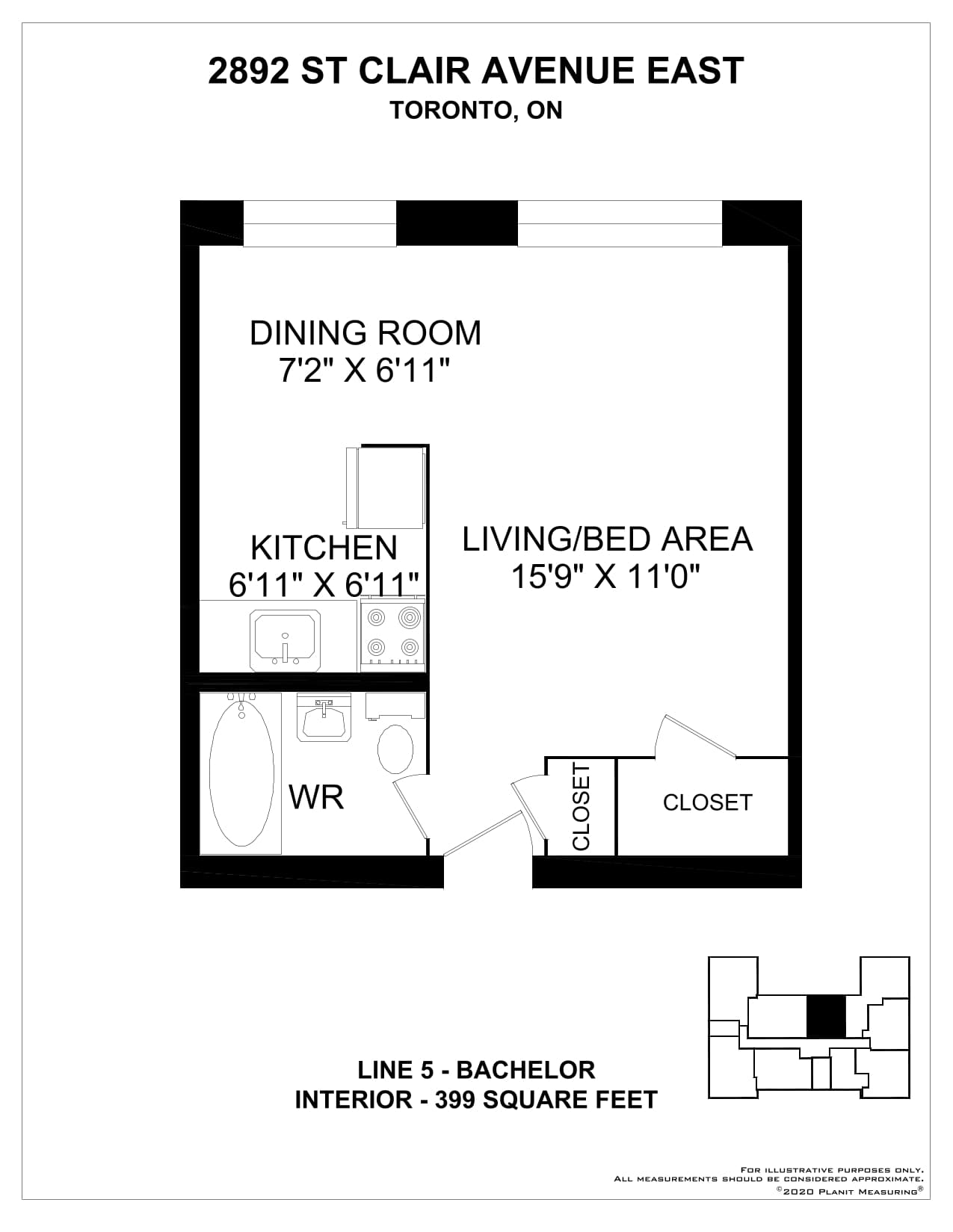 2892 St Clair Avenue East — 1 Bedroom 0104 - Photo 3