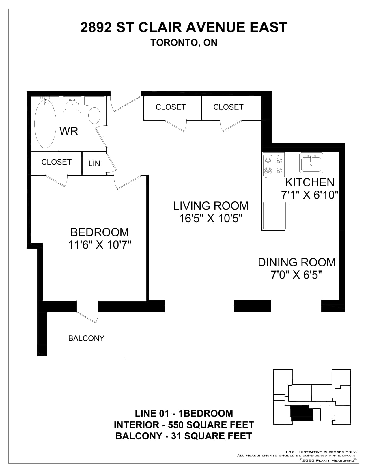 2892 St Clair Avenue East — 1 Bedroom 0104 - Photo 8