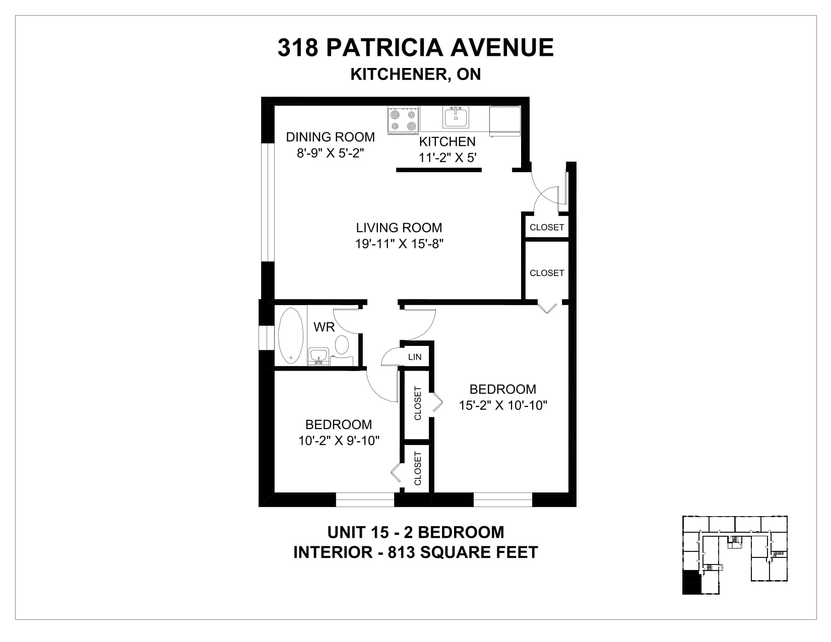 318, 332 & 352 Patricia Avenue — 2 Bedroom 352-8 - Photo 36