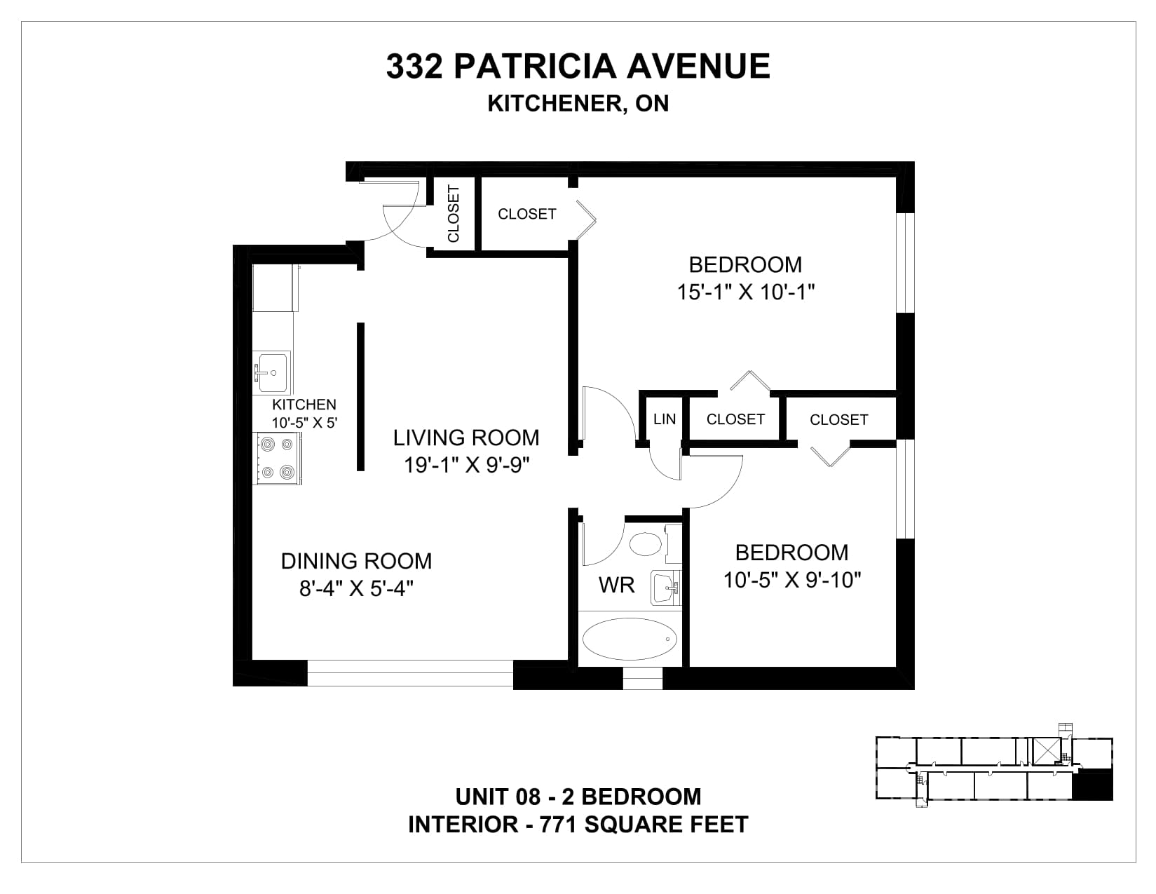 318, 332 & 352 Patricia Avenue — 2 Bedroom 352-8 - Photo 56