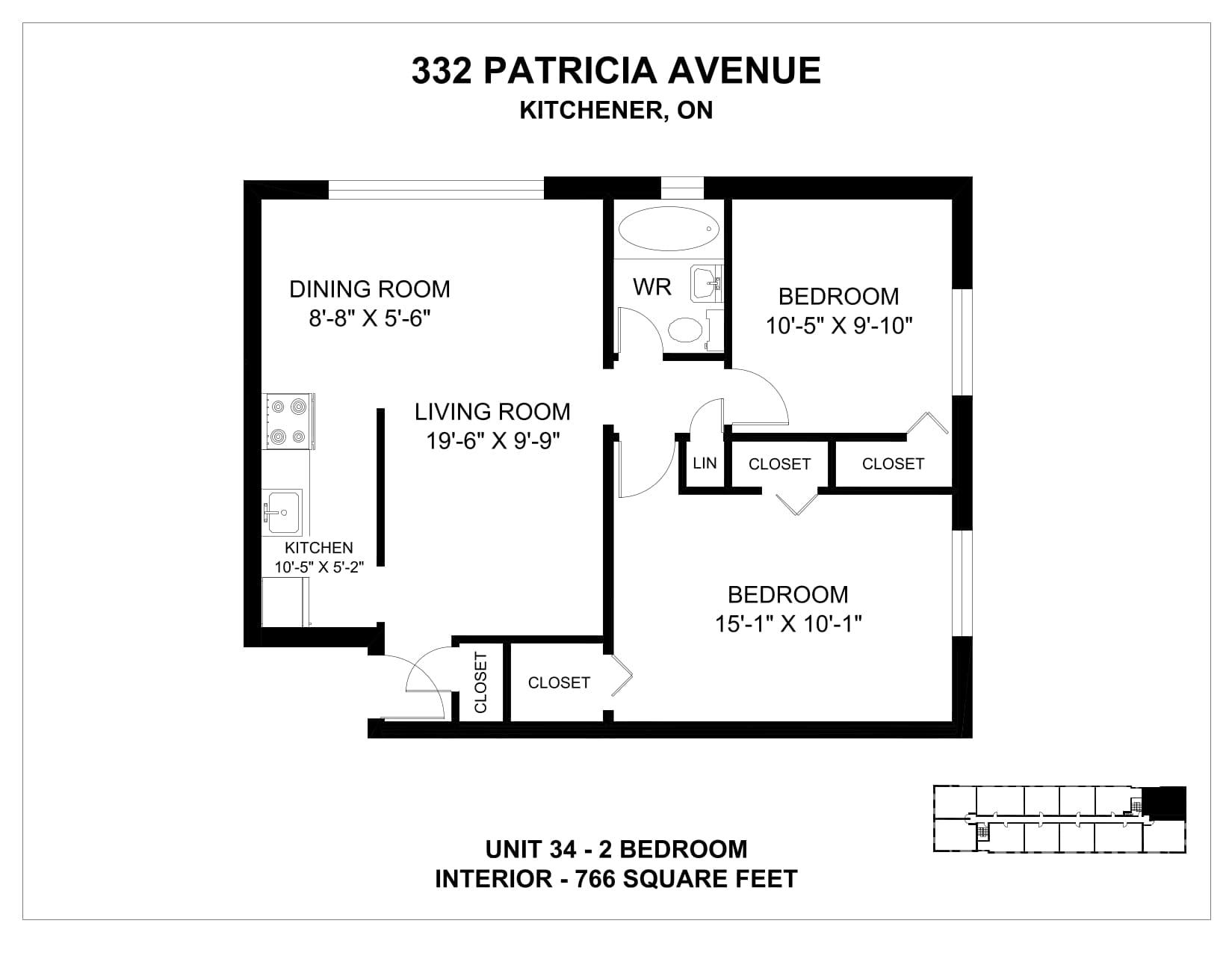 318, 332 & 352 Patricia Avenue — 2 Bedroom 352-8 - Photo 78