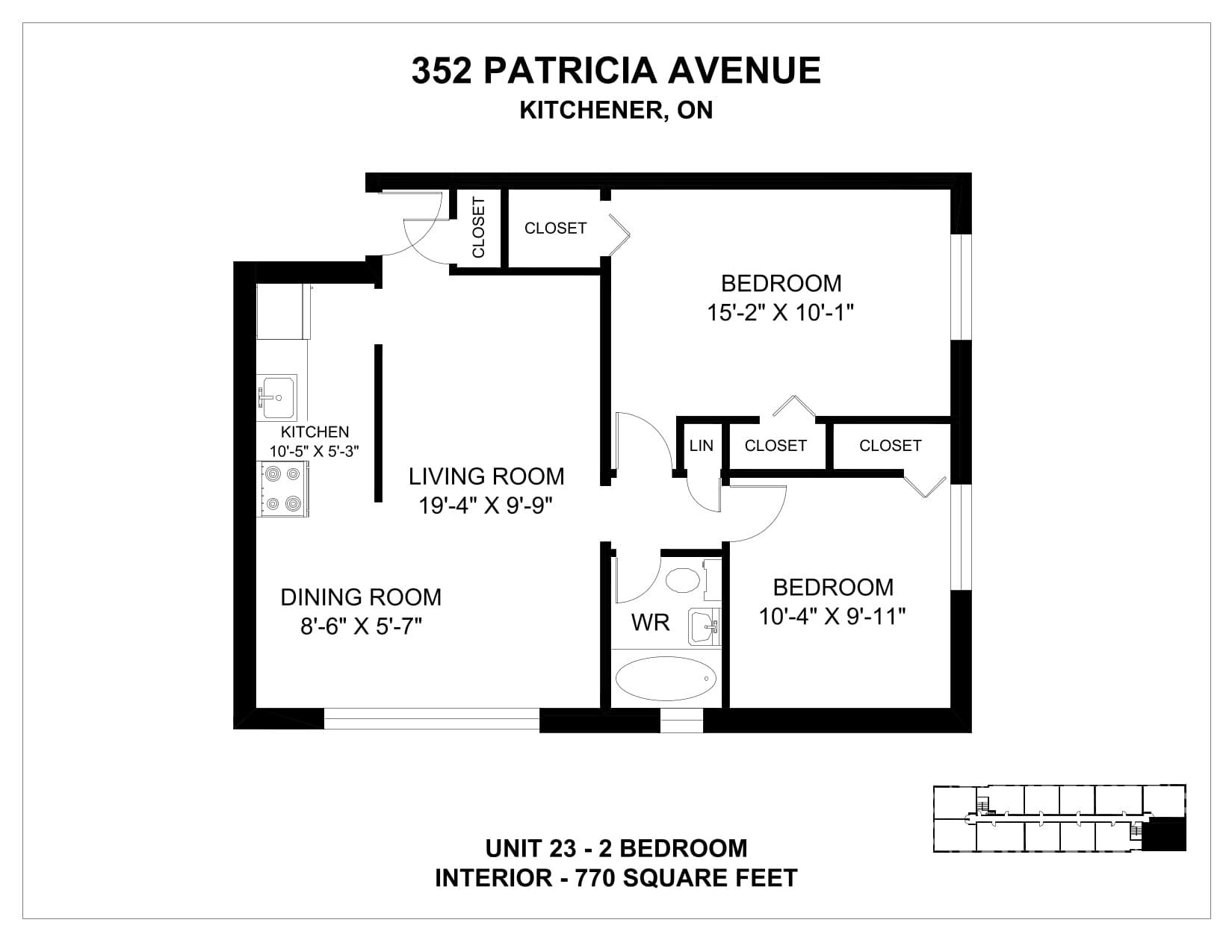 318, 332 & 352 Patricia Avenue — 2 Bedroom 352-8 - Photo 94