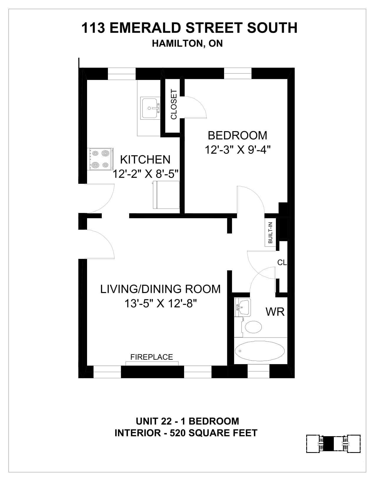 113-123 Emerald Street South — 1 Bedroom 117-02 - Photo 11