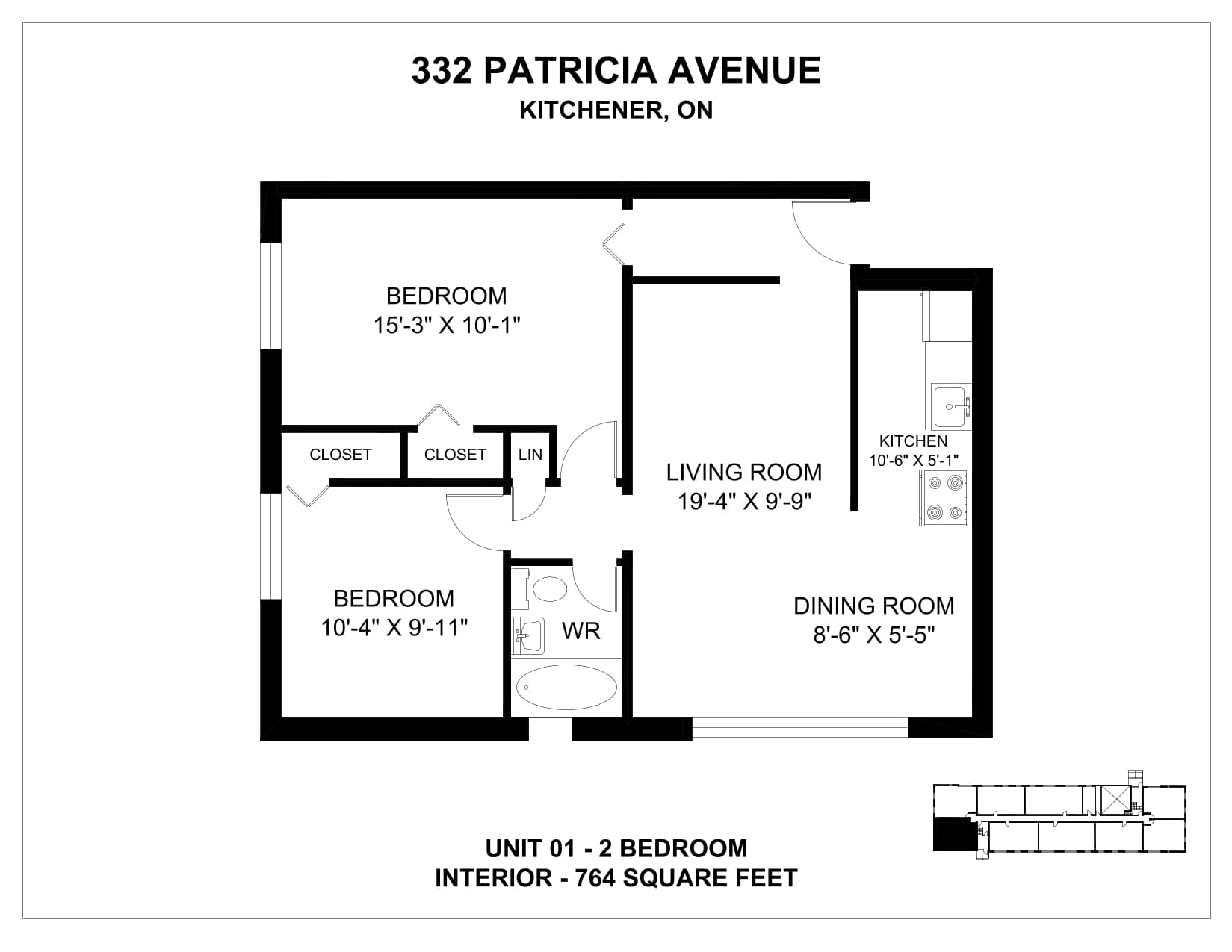 318, 332 & 352 Patricia Avenue — 2 Bedroom 352-8 - Photo 48