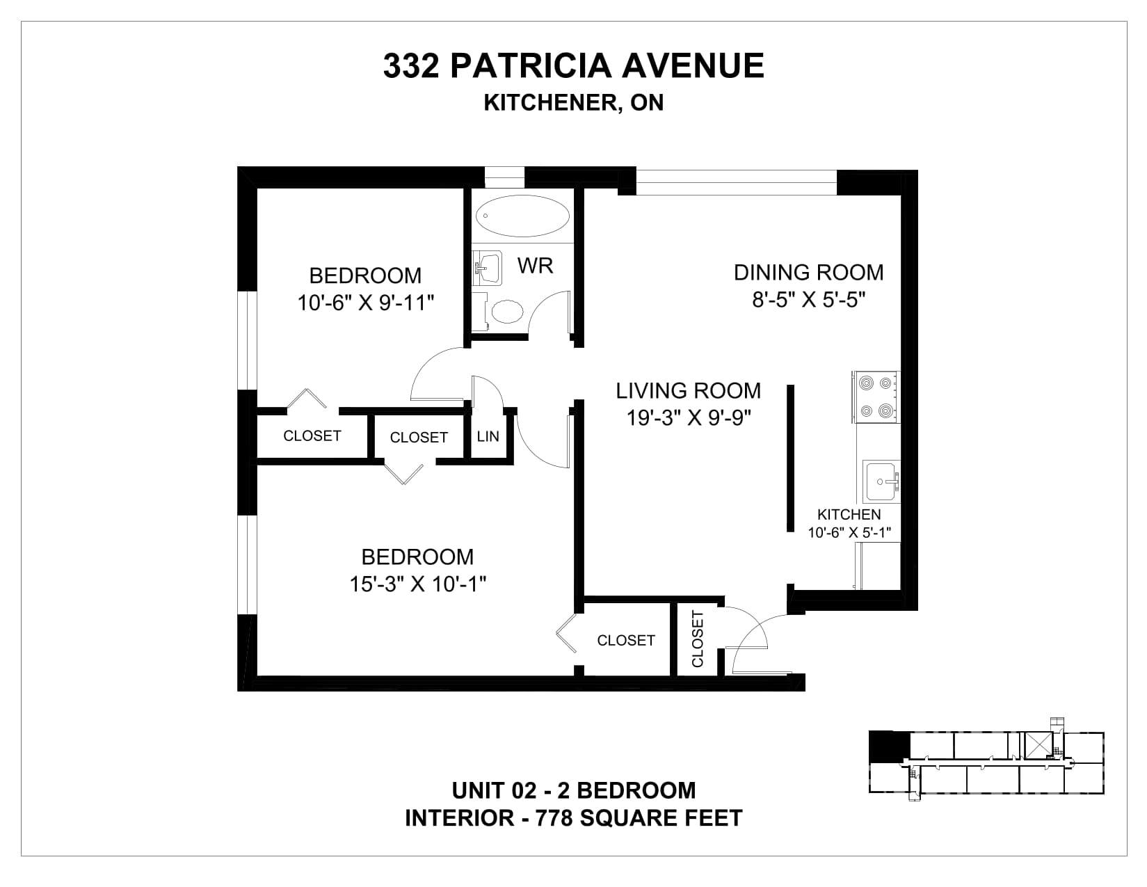 318, 332 & 352 Patricia Avenue — 2 Bedroom 352-8 - Photo 50