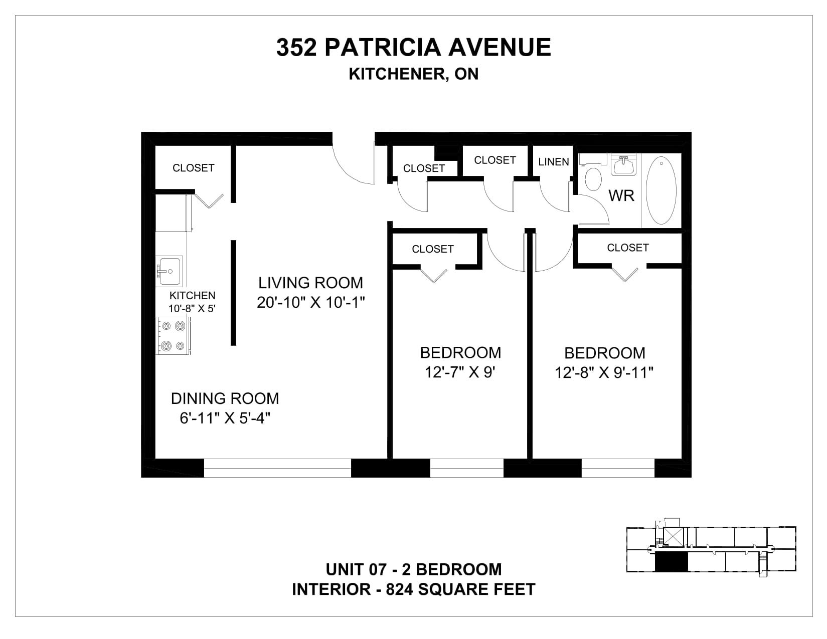 318, 332 & 352 Patricia Avenue — 2 Bedroom 352-8 - Photo 45