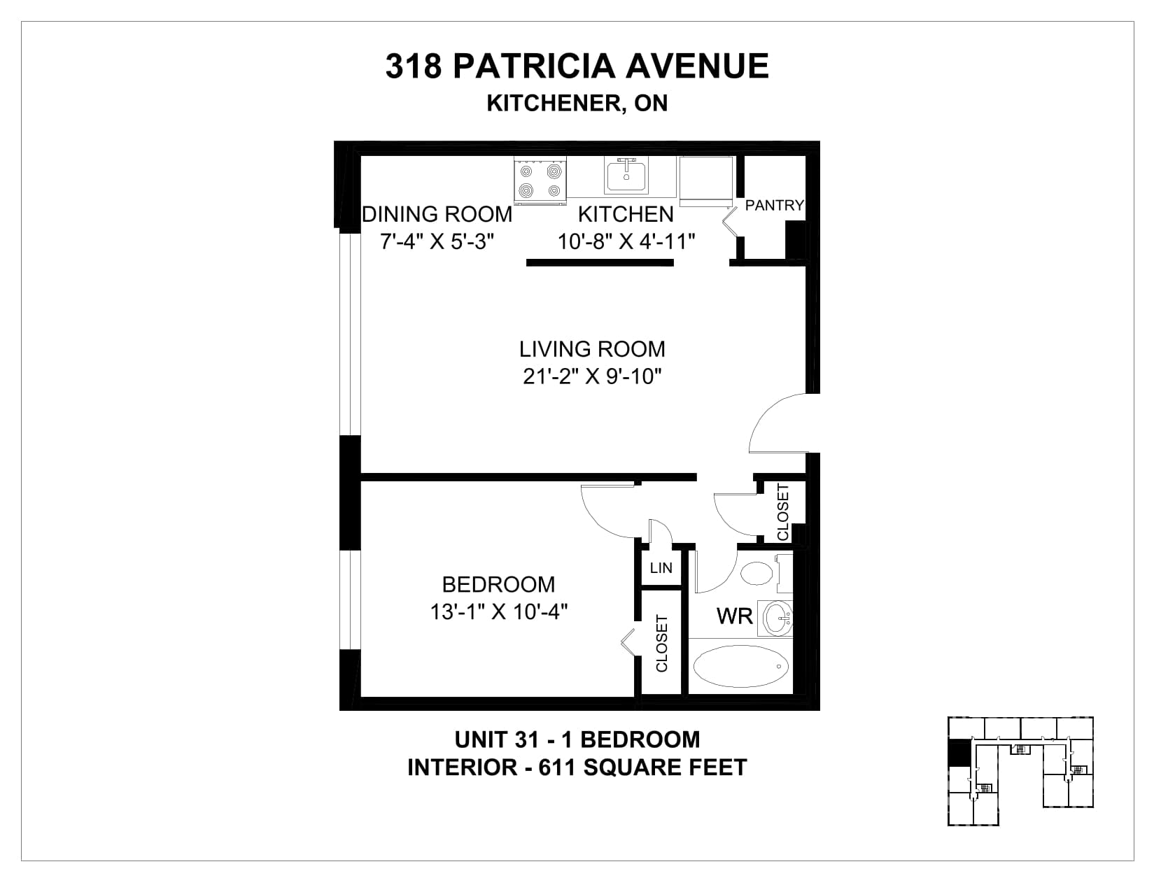 318, 332 & 352 Patricia Avenue — 2 Bedroom 352-8 - Photo 3