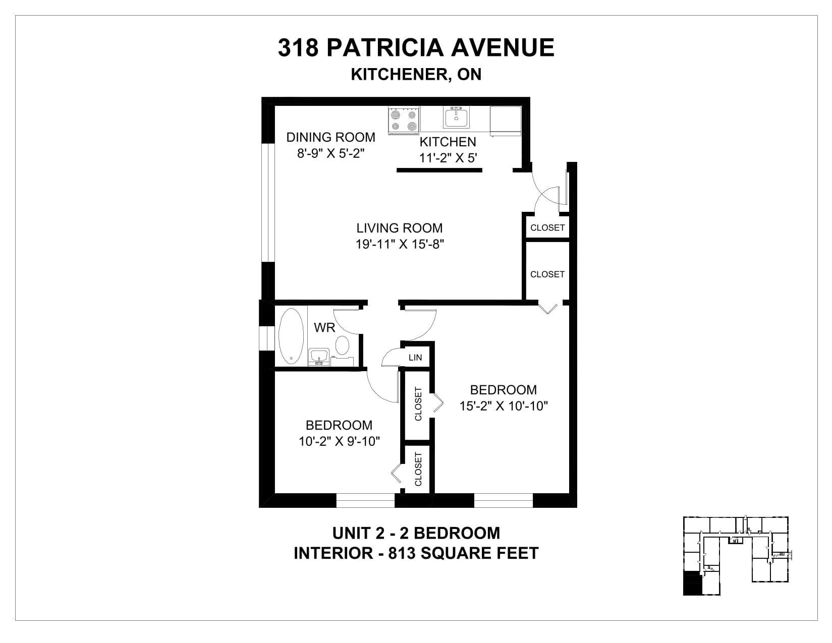 318, 332 & 352 Patricia Avenue — 2 Bedroom 352-8 - Photo 38