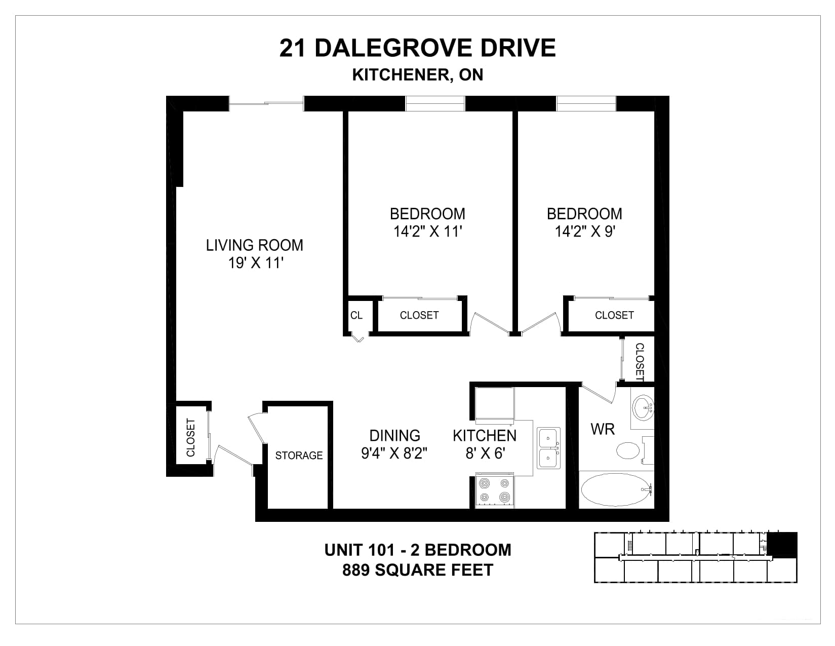 19-21 Dalegrove Drive — 1 Bedroom + Den 19-0507 - Photo 5