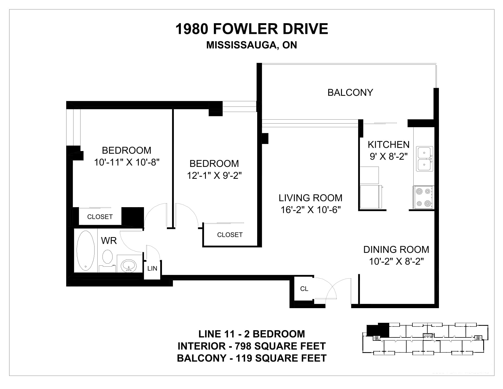 1980 Fowler Dr — 2 Bedroom 0611 - Photo 11
