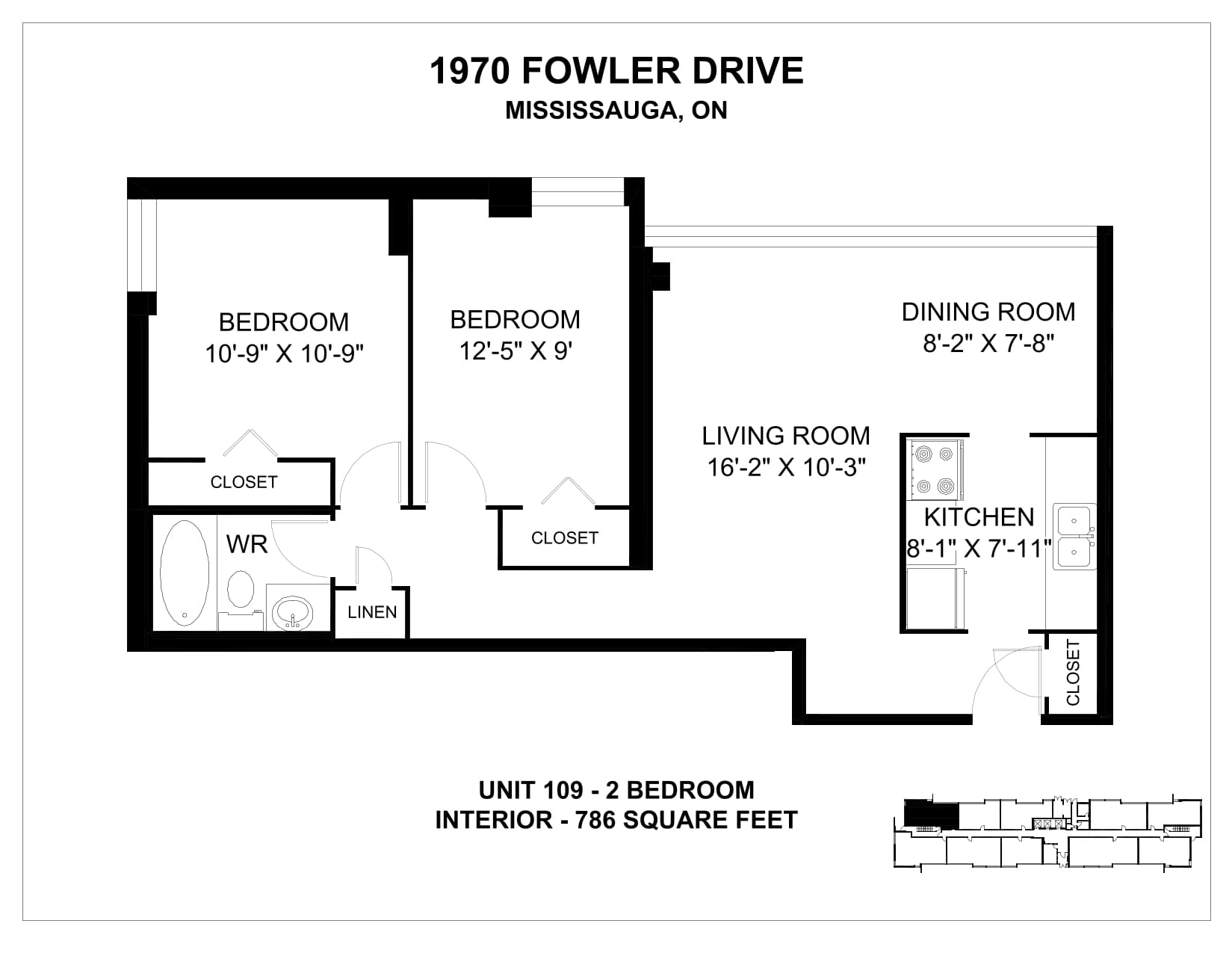 1970 Fowler Dr — 2 Bedroom 0410 - Photo 10