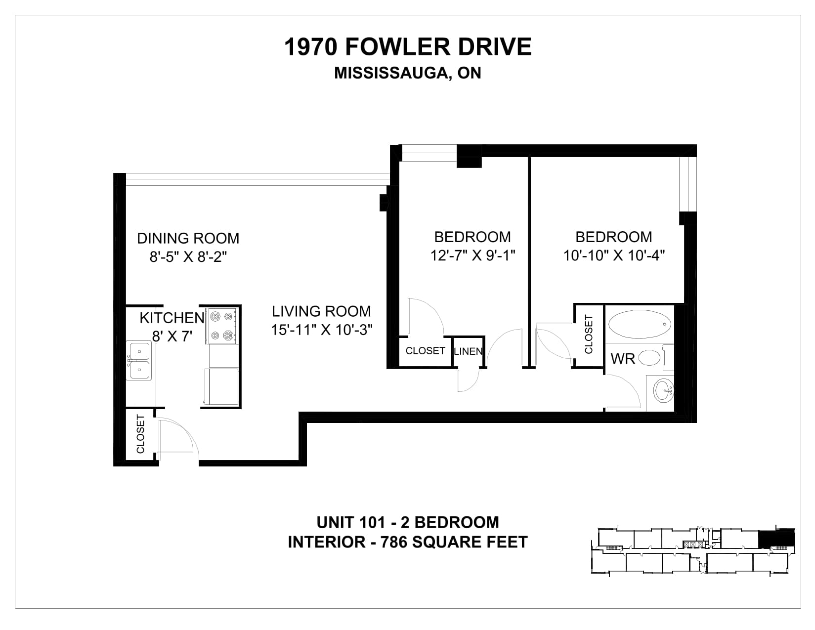 1970 Fowler Dr — 2 Bedroom 0410 - Photo 11