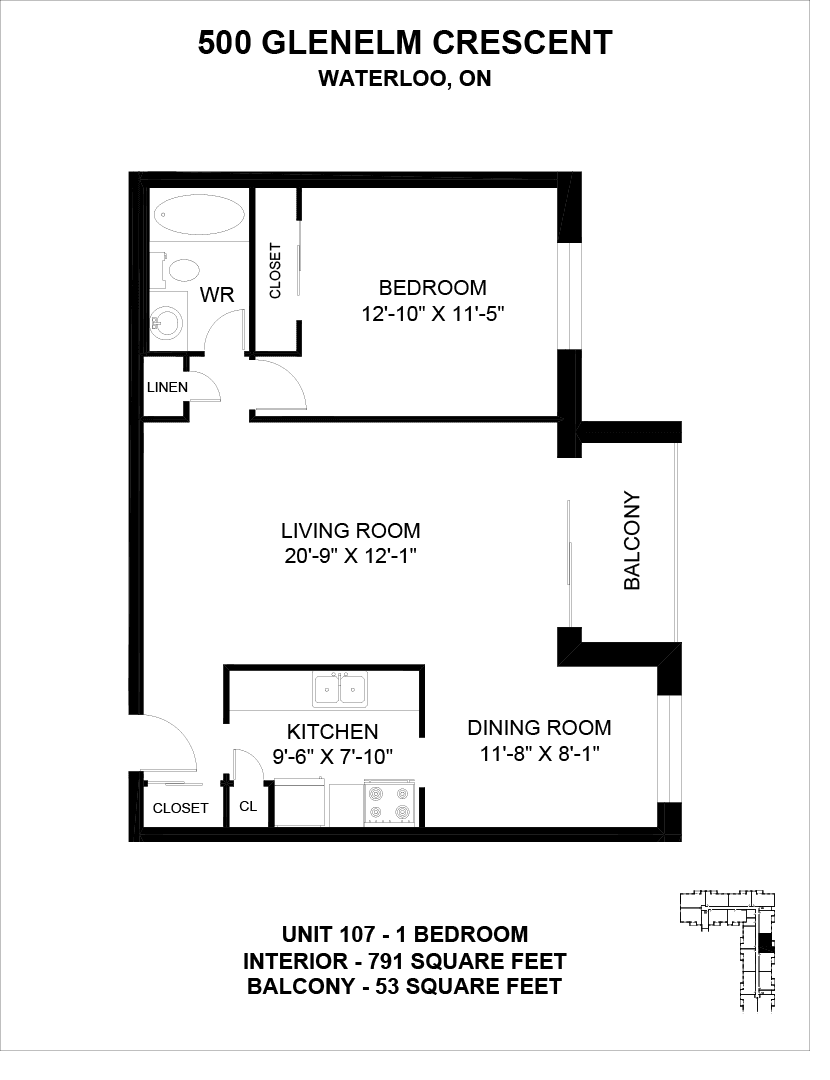 500 Glenelm Crescent — 3 Bedroom 0302