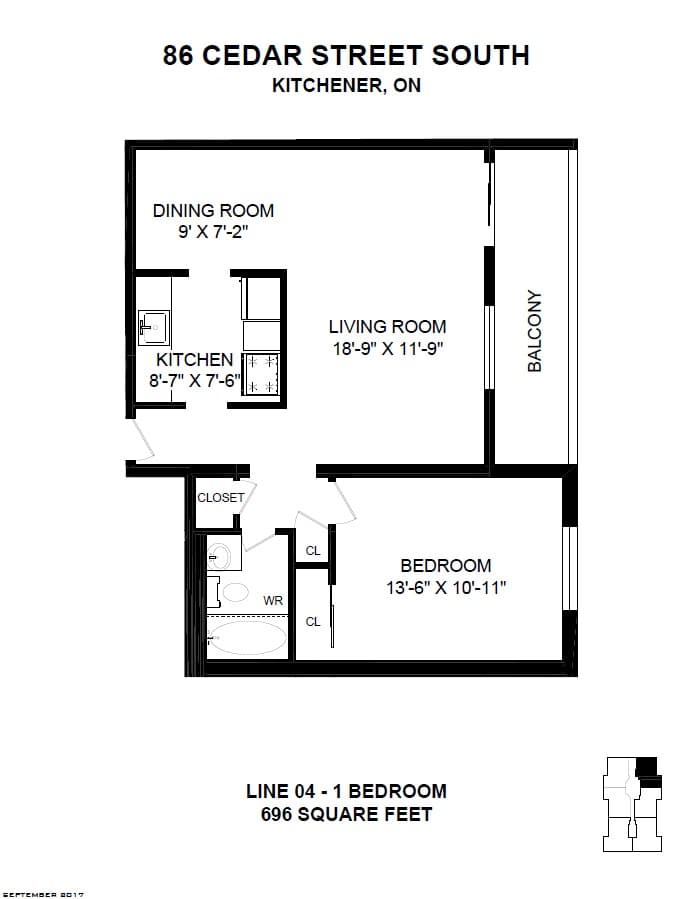 86 Cedar Street South — 2 Bedroom 0901 - Photo 5