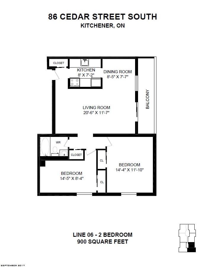 86 Cedar Street South — 2 Bedroom 0901 - Photo 7