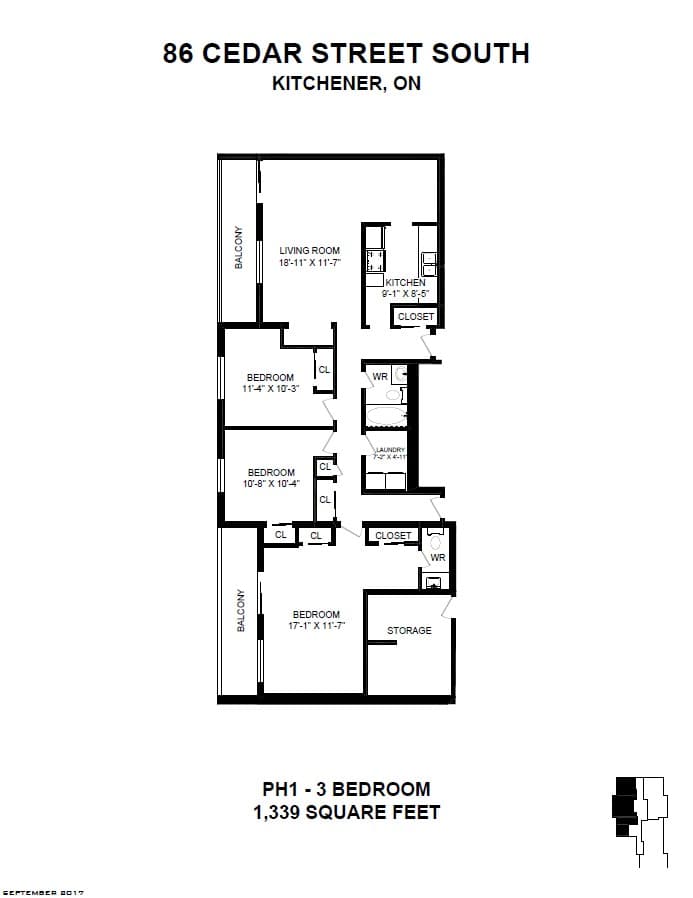 86 Cedar Street South — 2 Bedroom 0901 - Photo 11