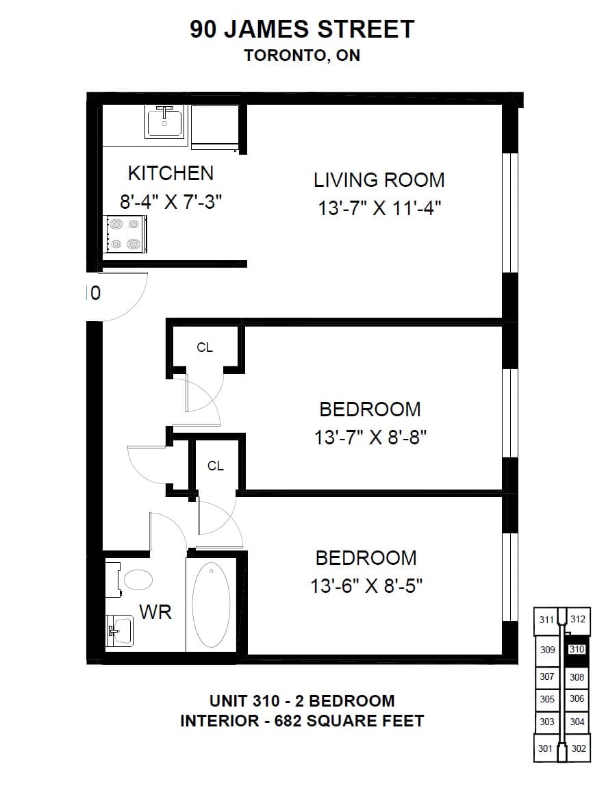 25 Villa, 90 & 92 James Street — 1 Bedroom 25-110 - Photo 6