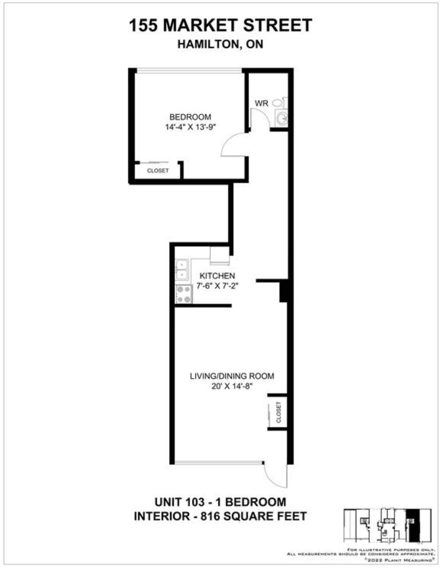 155 Market Street — 1 Bedroom 0901 - Photo 1