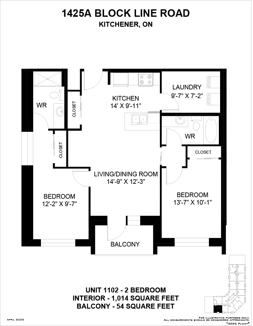 1425 Block Line Road — 2 Bedroom B-0709 - Photo 8