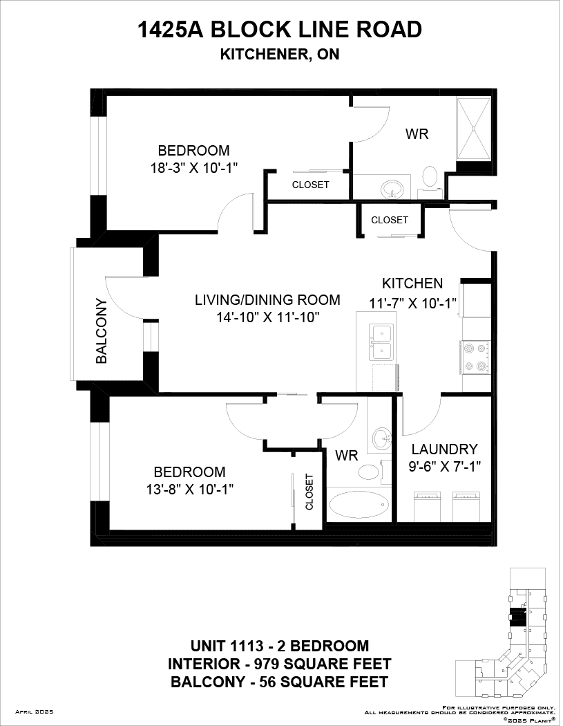 1425 Block Line Road — 2 Bedroom B-0709 - Photo 15