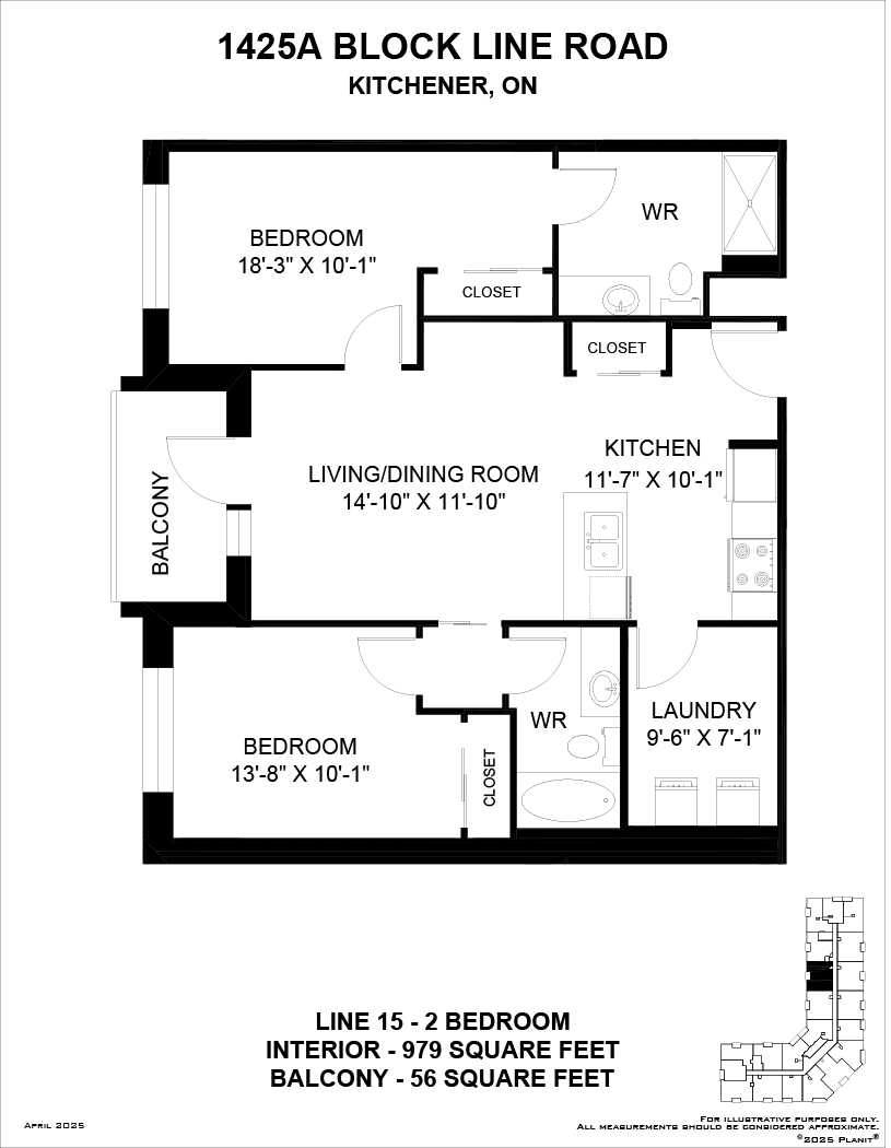 1425 Block Line Road — 2 Bedroom B-0709 - Photo 3