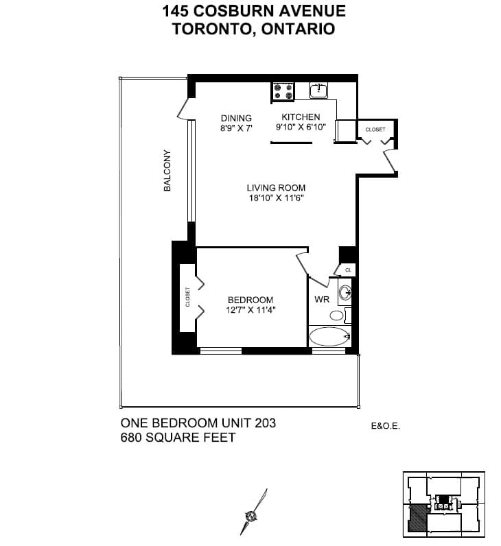145 Cosburn Avenue — 1 Bedroom 00406 - Photo 8