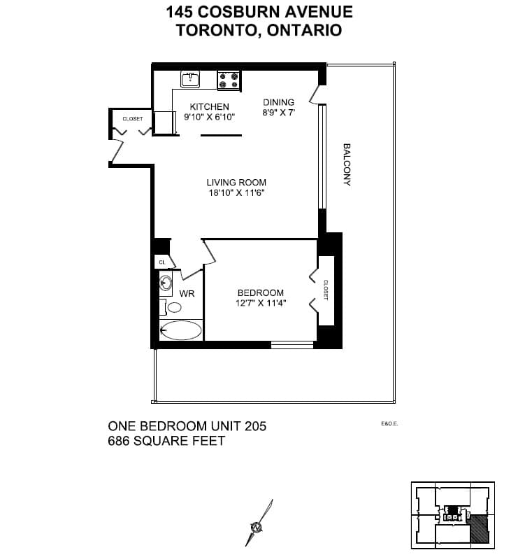 145 Cosburn Avenue — 1 Bedroom 00406 - Photo 9