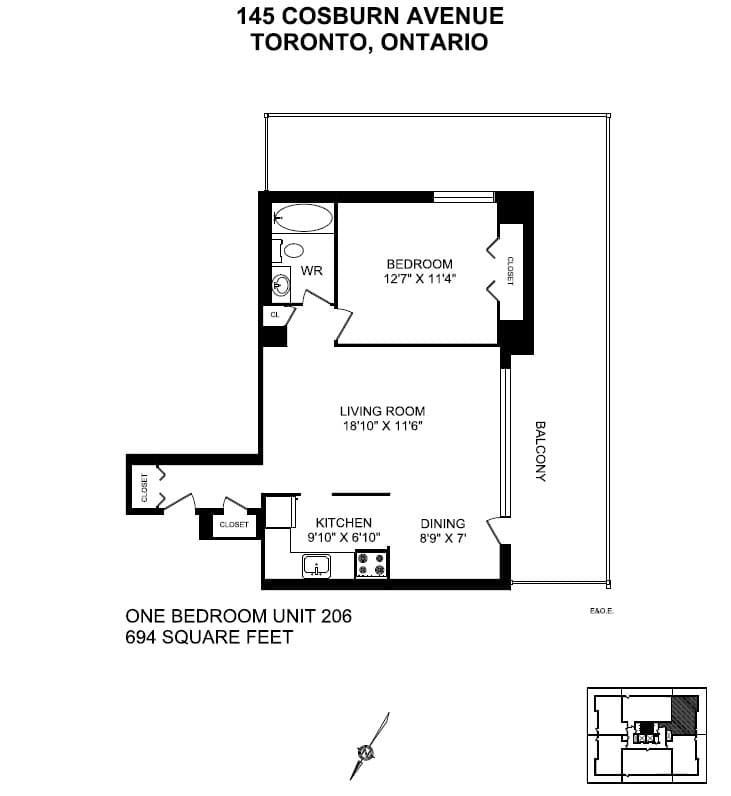 145 Cosburn Avenue — 1 Bedroom 00406 - Photo 10