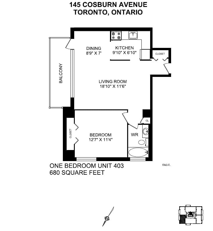 145 Cosburn Avenue — 1 Bedroom 00406 - Photo 16