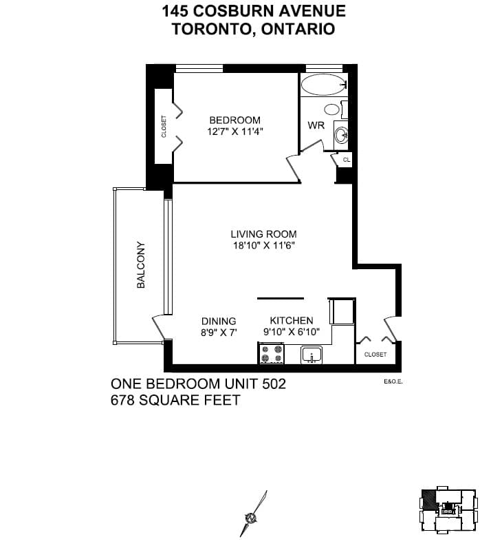 145 Cosburn Avenue — 1 Bedroom 00406 - Photo 19