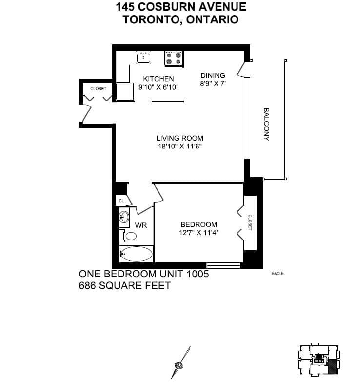 145 Cosburn Avenue — 1 Bedroom 00406 - Photo 40