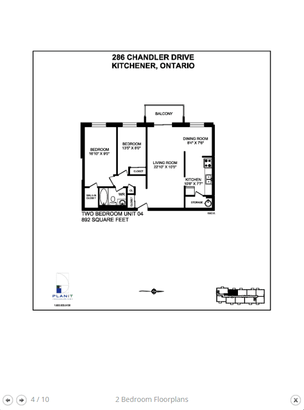 286 Chandler Drive — 2 Bedroom 0805 - Photo 6