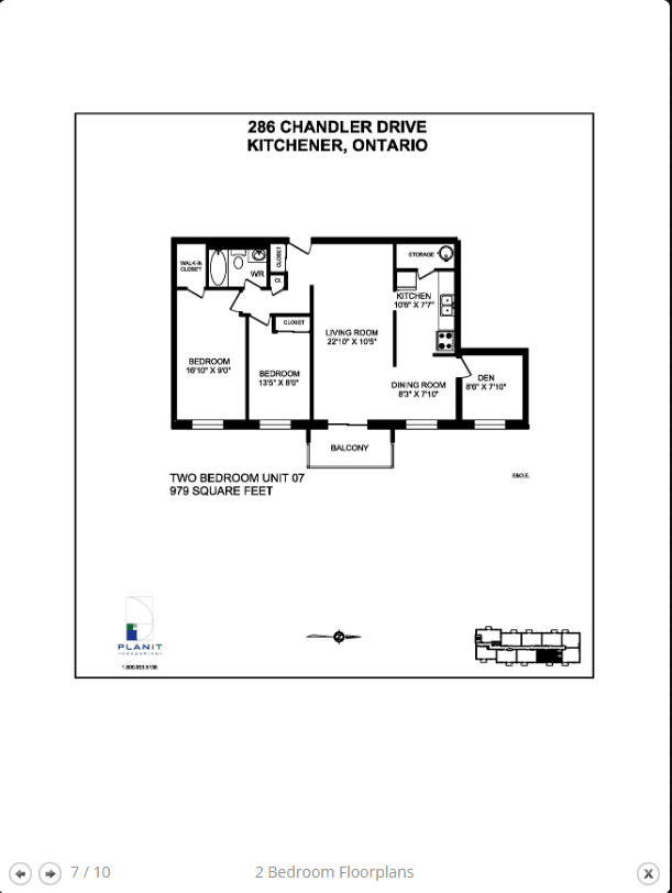 286 Chandler Drive — 2 Bedroom 0805 - Photo 9