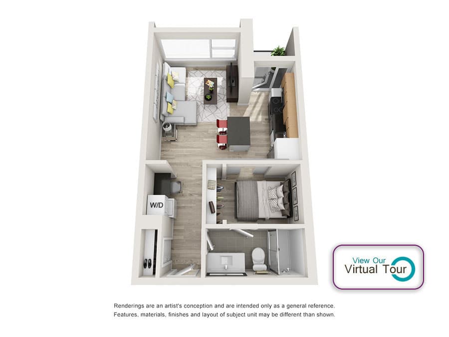 Templeton Properties — Penthouse 1 Bed - Photo 1