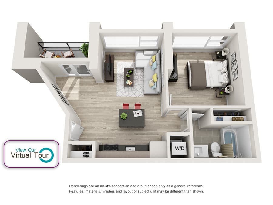 Templeton Properties — Penthouse 1 Bed - Photo 3