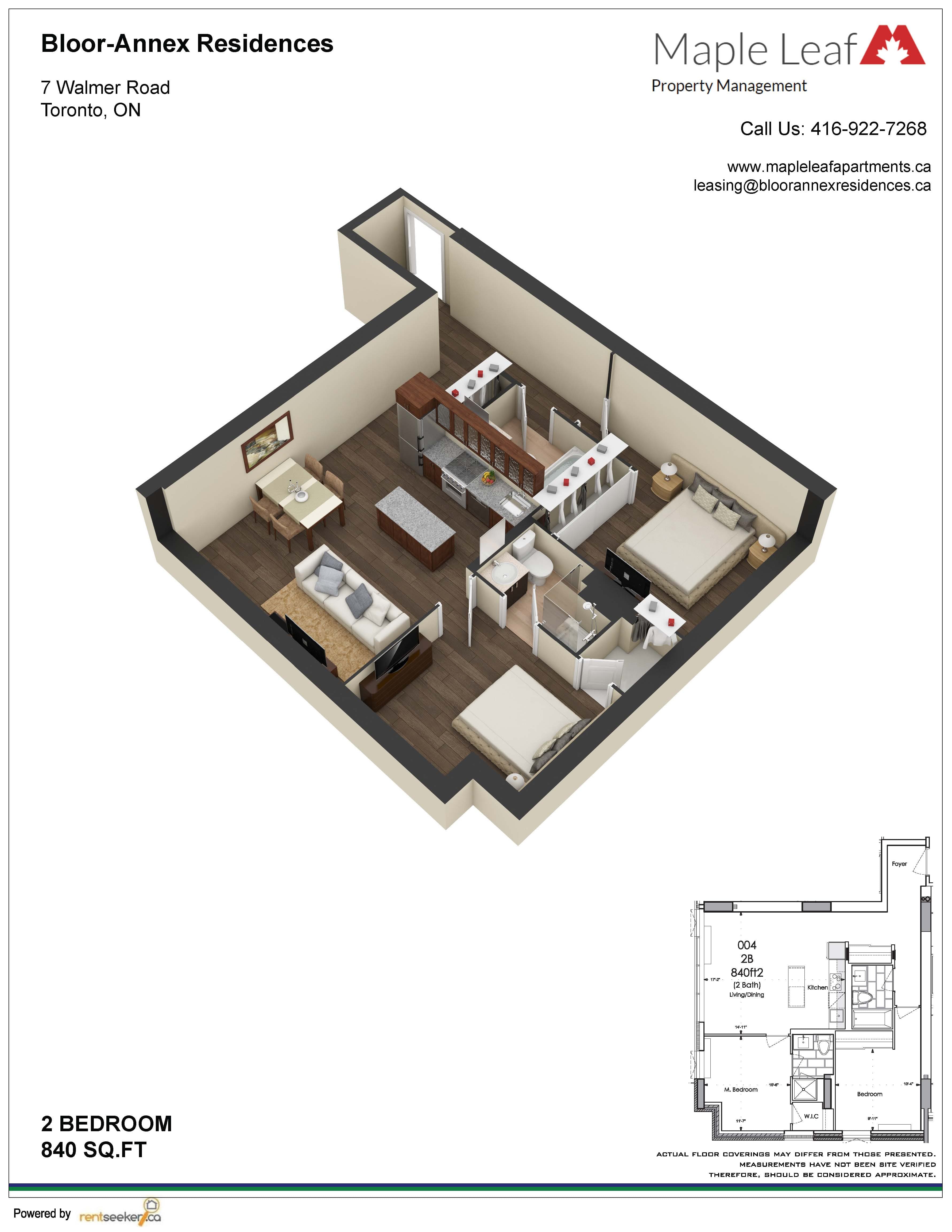 Maple Leaf PM — 2Bed 1Bath - Photo 2