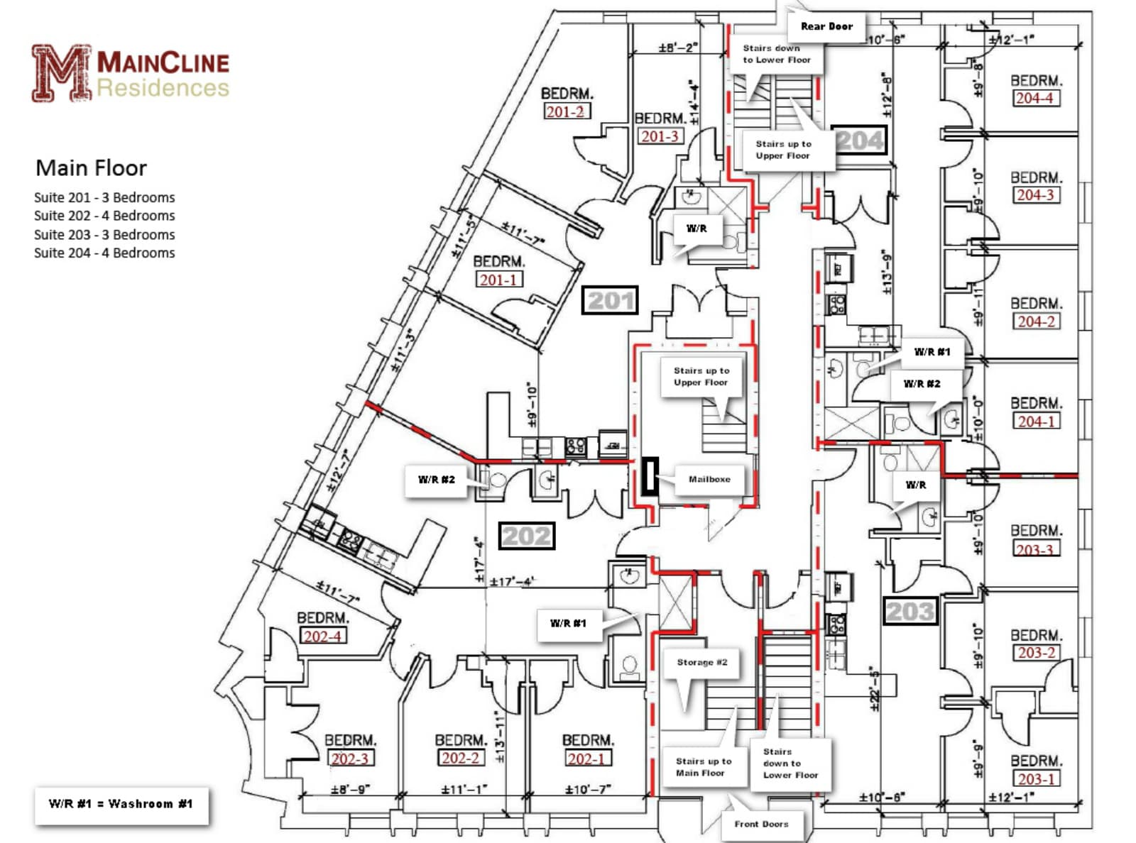 MainCline Executive Student rooms — 103-Room3 - Photo 56