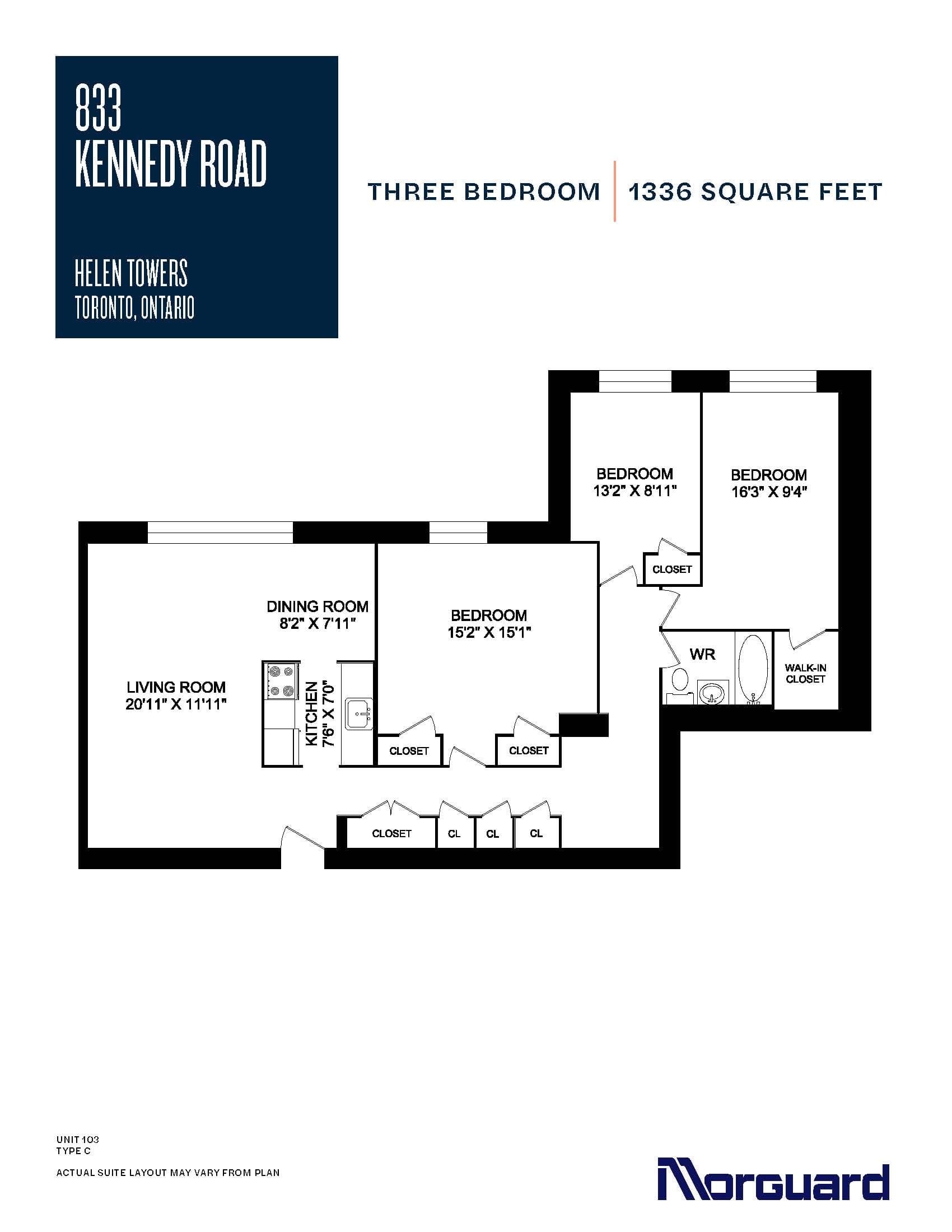 Morguard — 3 Bed
