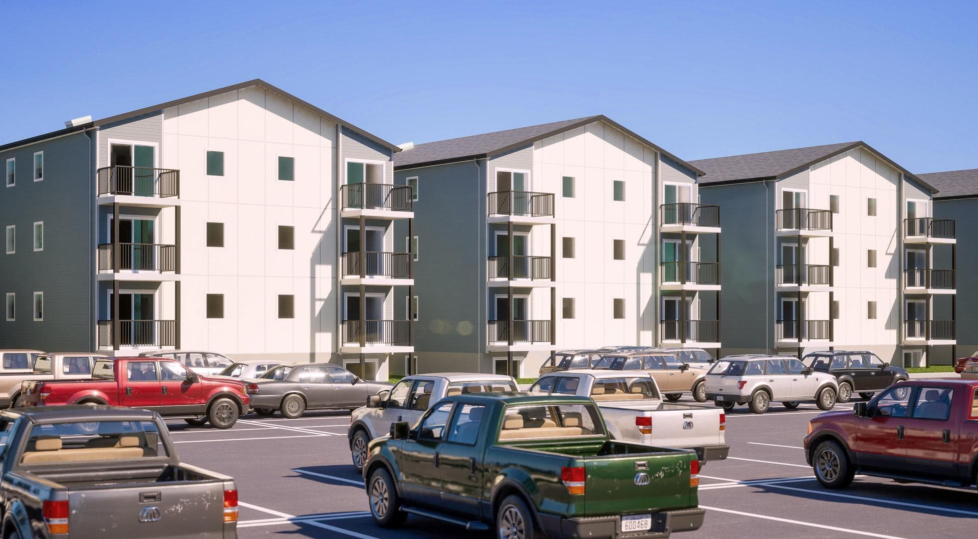 Park Village Apartments — Two Bedroom One Bath - Photo 2