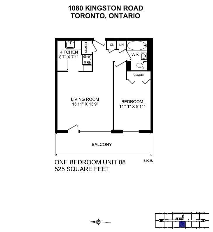 1080 Kingston Road — 2 Bedroom 0302 - Photo 2
