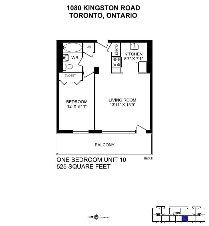 1080 Kingston Road — 2 Bedroom 0302 - Photo 3