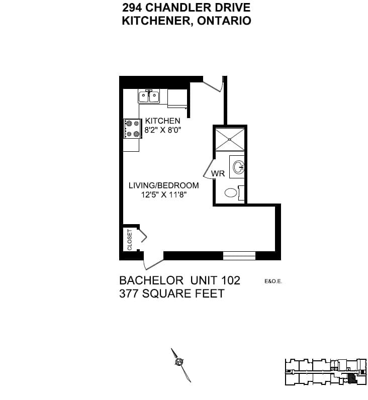 294 Chandler Drive — Studio 0103