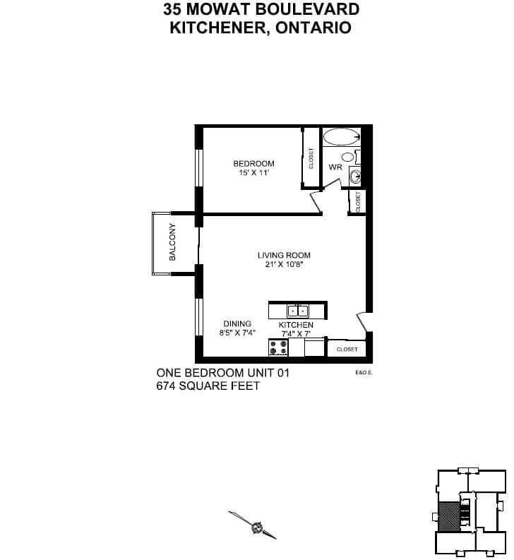 35 Mowat Boulevard — 2 Bedroom 0306 - Photo 3