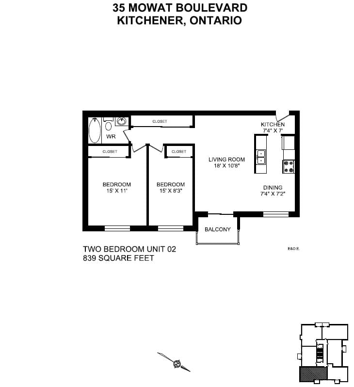 35 Mowat Boulevard — 2 Bedroom 0306 - Photo 9