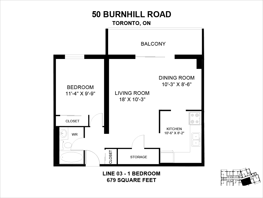 50 Burnhill Road — 1 Bedroom 2503 - Photo 6