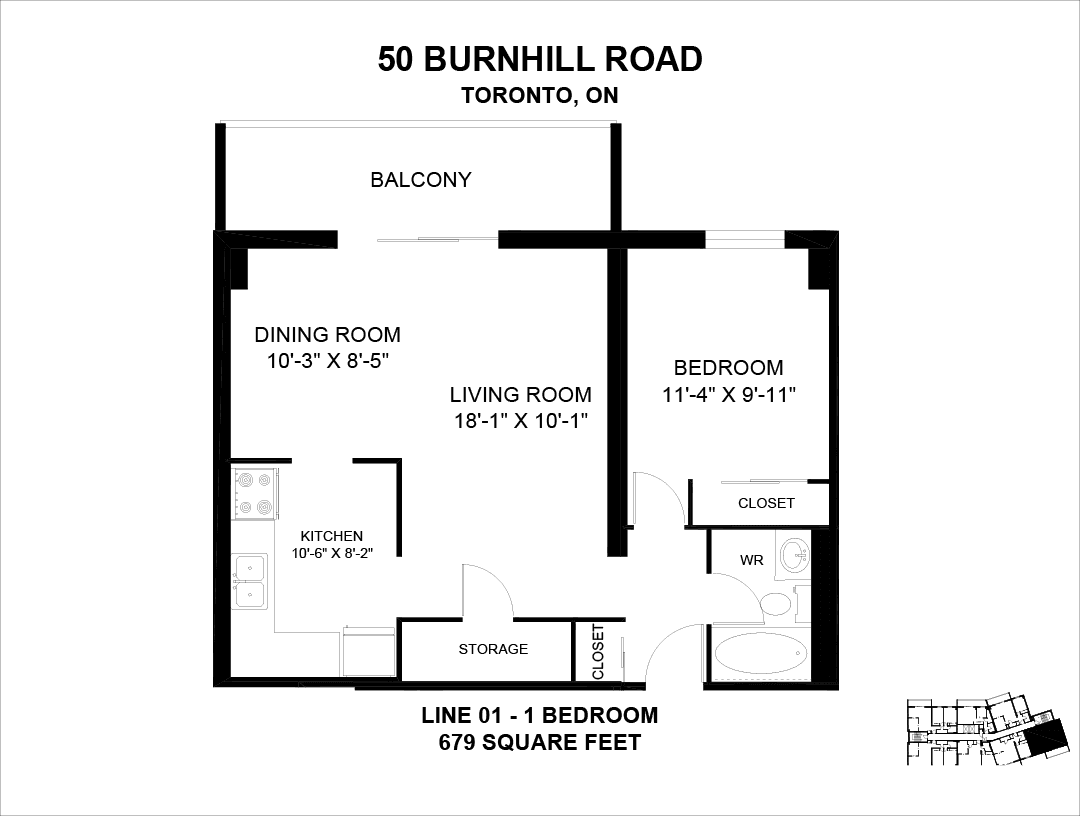 50 Burnhill Road — 1 Bedroom 2503 - Photo 7